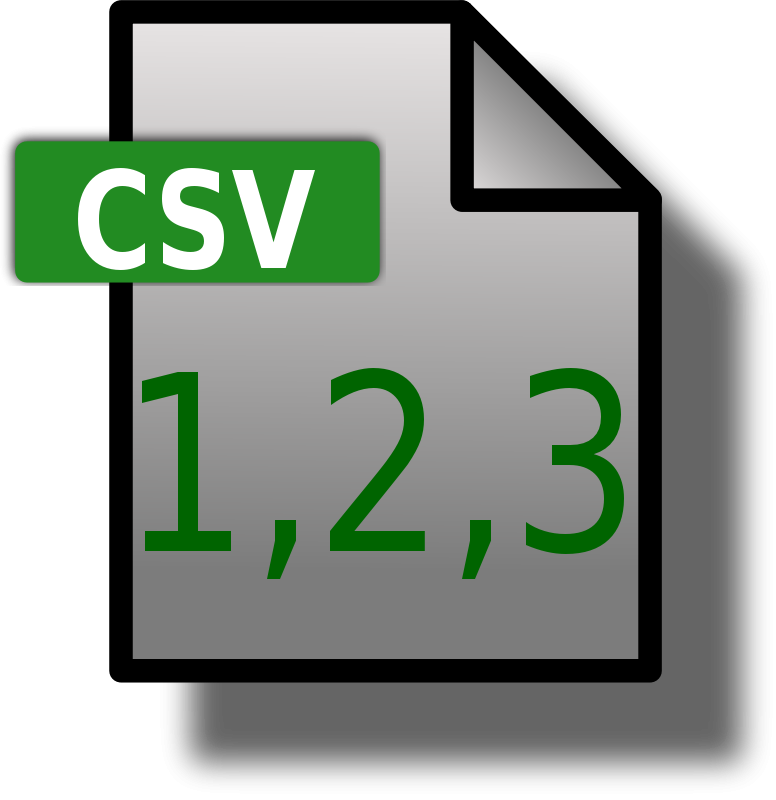  Comparison of measured and computed step lengths as csv table.
