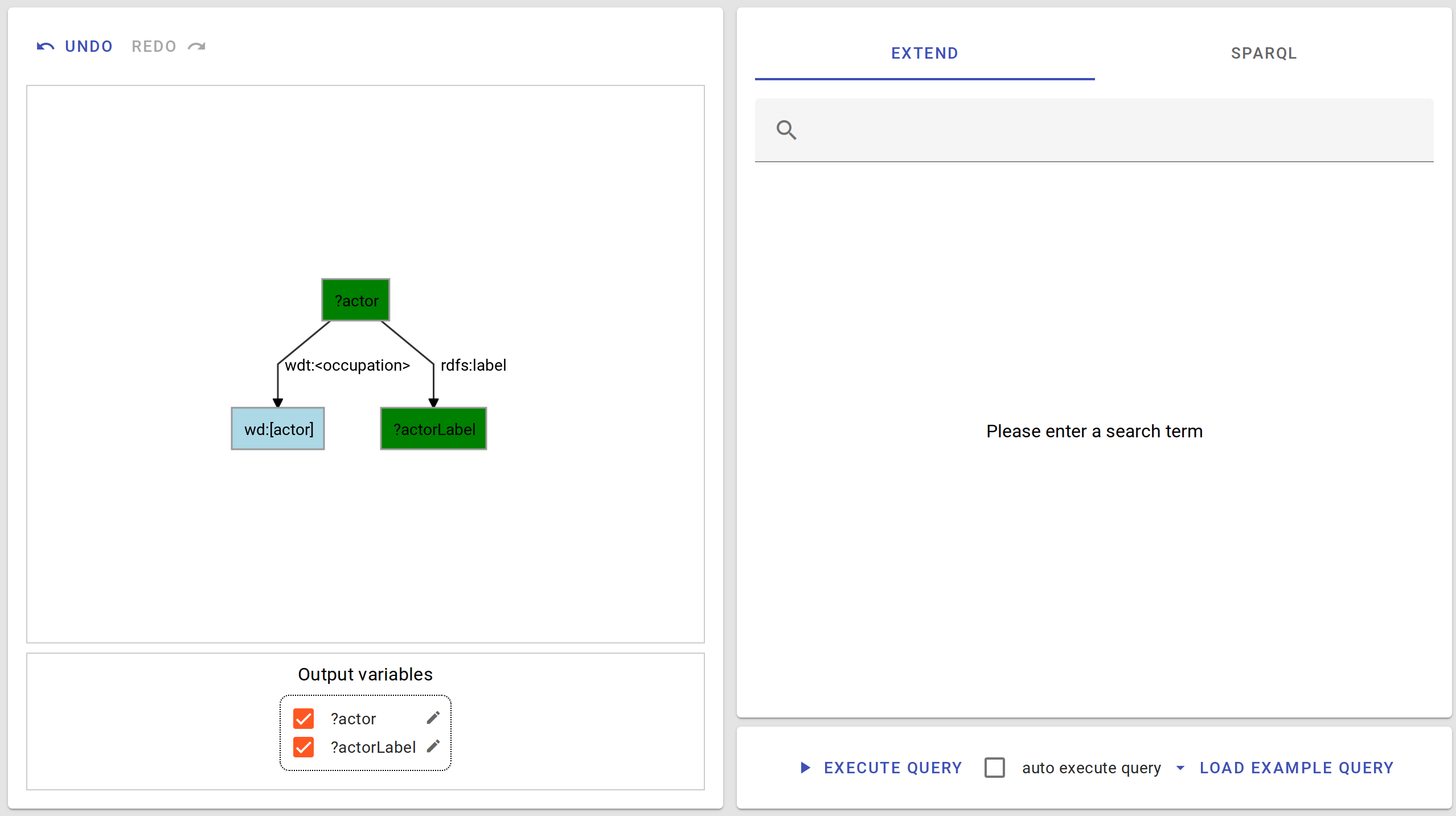 example query